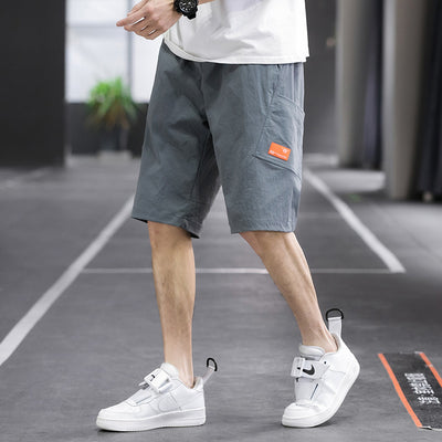 Pantalones Cortos Hombre Tendencia Cinco Puntos Sueltos - Image 4