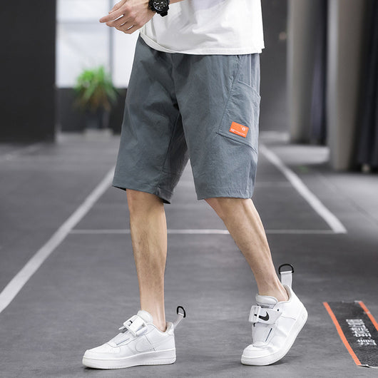 Pantalones Cortos Hombre Tendencia Cinco Puntos Sueltos - Image 4