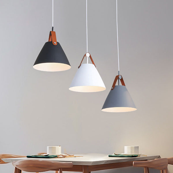Lámpara Colgante Nórdica Macaron Multicolor - Diseño Minimalista para Comedor y Dormitorio