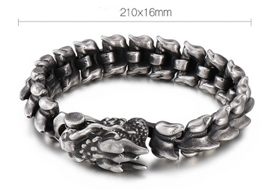 Pulsera de Titanio Estilo Punk Domineante para Hombre - Image 6