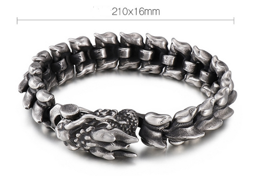 Pulsera de Titanio Estilo Punk Domineante para Hombre - Image 6