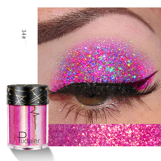 Paleta de Sombras Shimmer Pudaier 3.5G - Maquillaje Profesional con Acabado Mate y Brillante - Image 34