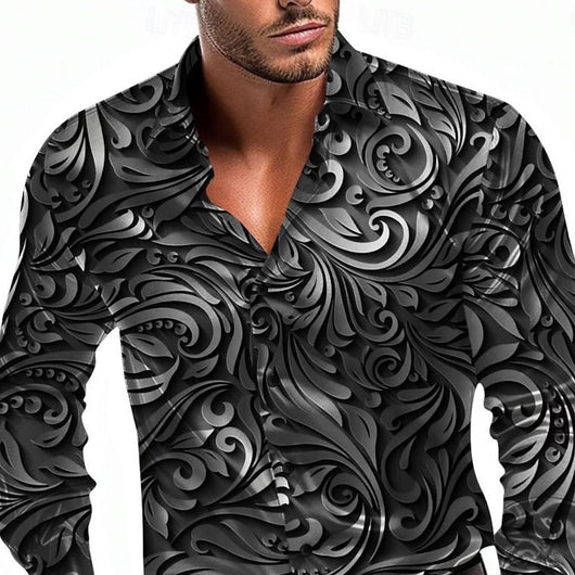 Camisa Hawaiana Vintage Estampada para Hombre - Cómoda y Fresca para el Verano - Image 9