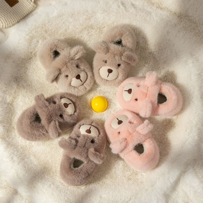 Pantuflas de Algodón Cálidas con Talón Reforzado para Niños y Niñas - Image 4