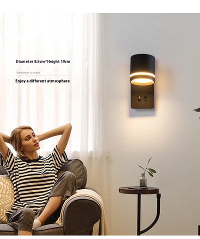 Lámpara LED de Lectura Minimalista Nórdica para Mesita de Noche - Image 13