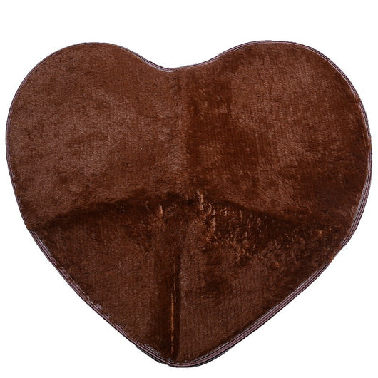 Tapete de Lana y Seda en Forma de Corazón para Dormitorio - Image 4