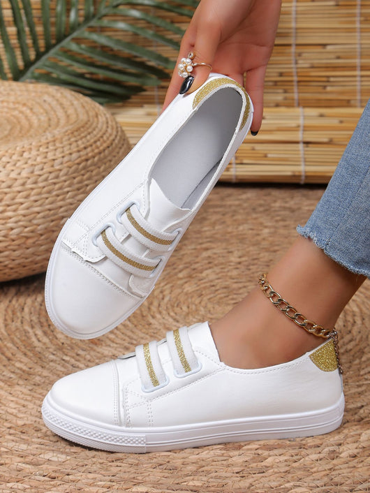 Zapatos Blancos Casuales Slip-On Cómodos y Versátiles - Image 16