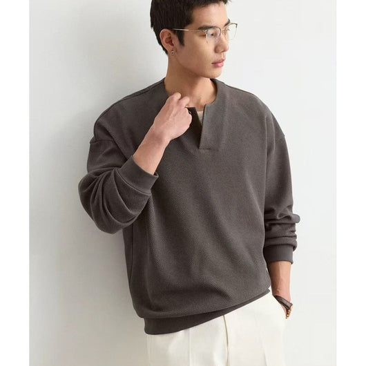 Sudadera Cuello Redondo Ligera para Hombre Talla Grande - Image 6