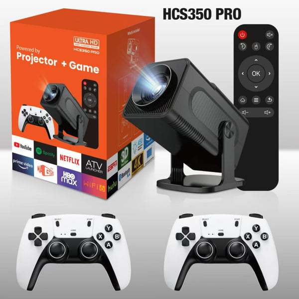 Proyector Portátil HD para Juegos con Espejo de Pantalla Inalámbrico