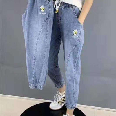 Pantalón Deportivo Ajustable de Nueve Puntos con Cintura Elástica - Image 8