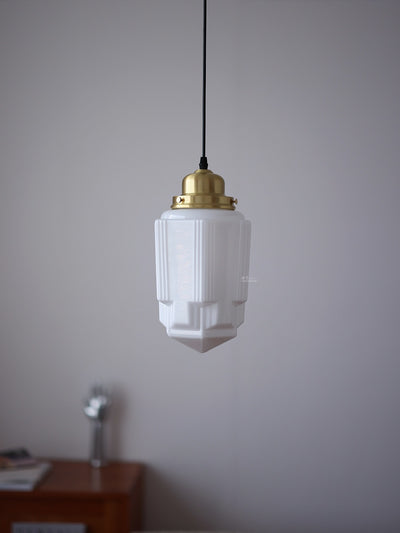 Lámpara Colgante Vintage Brass y Cristal para Dormitorio - Image 12