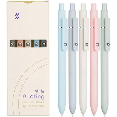 Pluma Retro de Colores Neutrales para Estudiantes y Oficina - Image 5
