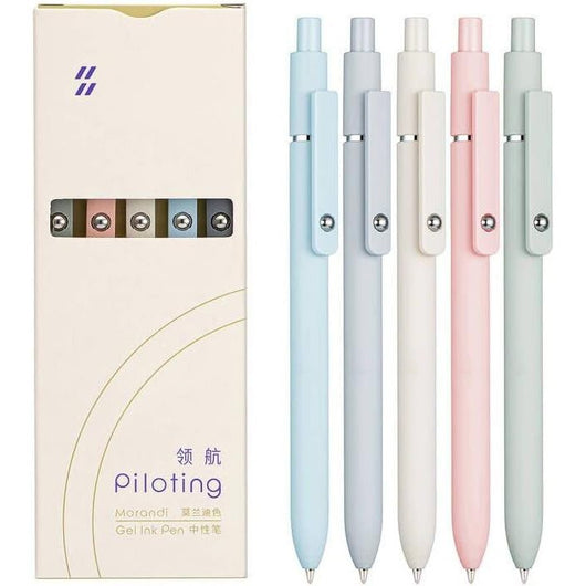 Pluma Retro de Colores Neutrales para Estudiantes y Oficina - Image 5