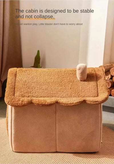 Casa Cama para Mascotas Pequeños - Nido Cálido Desmontable y Lavable - Image 13