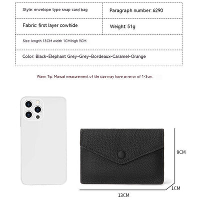 Billetera Minimalista con Múltiples Compartimentos para Documentos - Image 13
