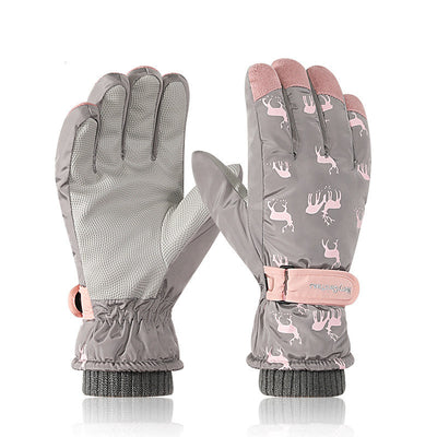 Guantes Térmicos Acolchados para Ciclismo con Relleno de Terciopelo y Algodón - Image 2