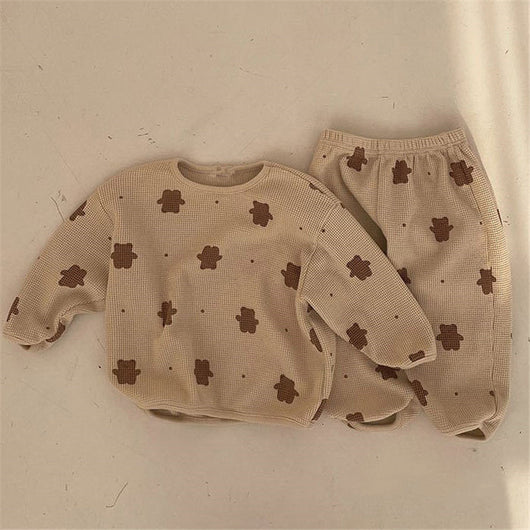 Pijama Infantil Estampado Osito Cuello Redondo Manga Larga - Image 3