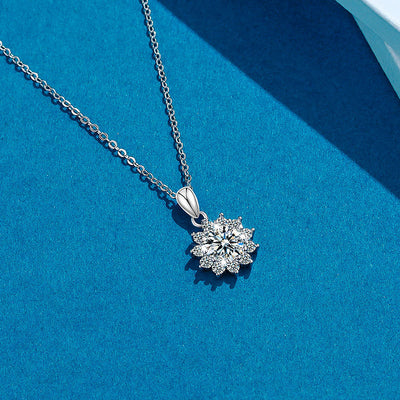Collar Girasol Moissanita en Plata 925 - Image 3