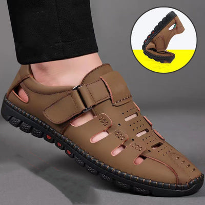 Zapatos Casuales de Cuero para Hombre con Diseño Calado Transpirable - Image 7