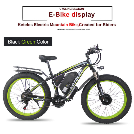 Bicicleta Eléctrica Dual Motor 21 Velocidades con Frenos de Aceite y Batería de Litio - Image 7