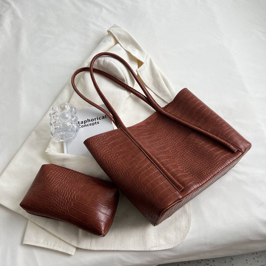 Bolso Tote Estilo Western de Cuero Suave con Textura Avanzada - Gran Capacidad - Image 4