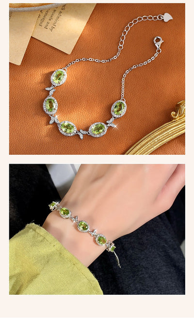 Pulsera de Plata 925 con Cristal Natural y Mariposa Incrustada - Image 12