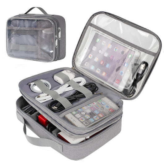 Bolsa Organizadora Dual para Cables, Cargadores y Accesorios Electrónicos - Image 31
