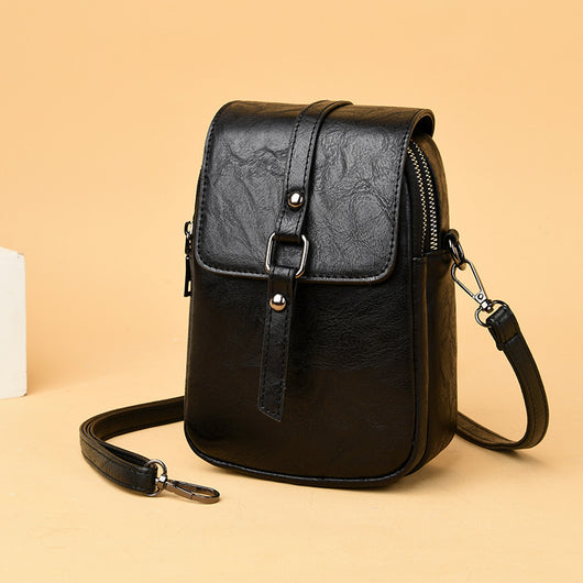 Bolso Bandolera Mini Asimétrico con Compartimento para Teléfono - Image 4