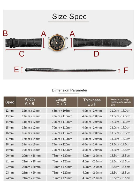 Correa de Reloj de Cuero Premium de Primera Capa - Unisex Universal - Image 5