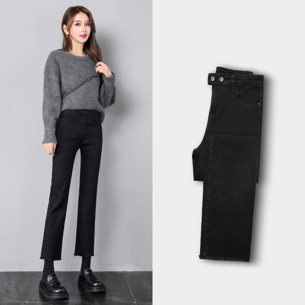 Pantalones Vaqueros Rectos para Mujer - Versátiles para Primavera, Verano y Otoño