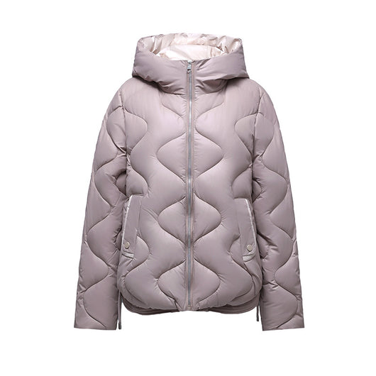 Abrigo Acolchado Estilo Occidental con Capucha para Mujer - Diseño Slim Fit - Image 5