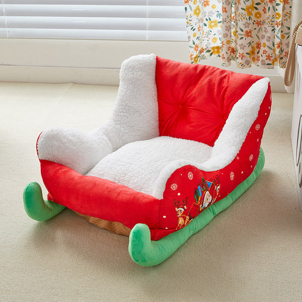 Nido Térmico para Gatos Navideño - Cama Cálida Invierno
