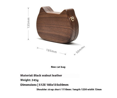 Bolso Bandolera de Madera Personalizado Trendy Log Creative - Image 26