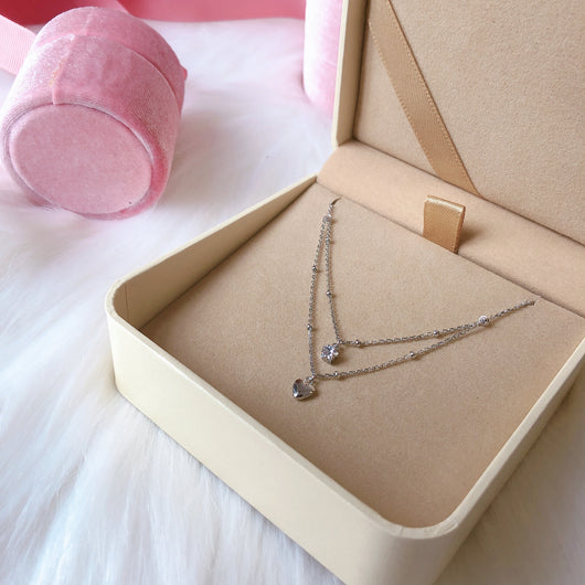 Collar Doble Estrella de Cinco Puntas en Plata 925 para Mujer - Image 8