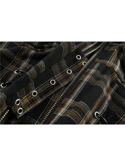 Camisa Cuadriculada Retro French Chic - Diseño Sofisticado para Otoño - Image 6