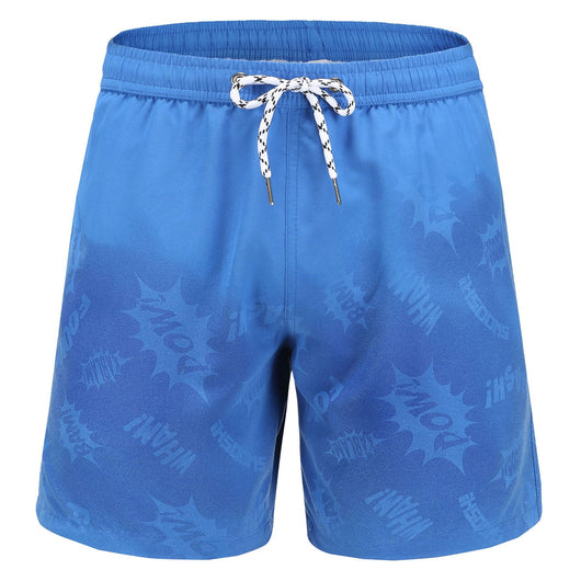 Shorts de Baño Hombre Talla Grande con Estampado Mágico Cambio de Color - Image 12