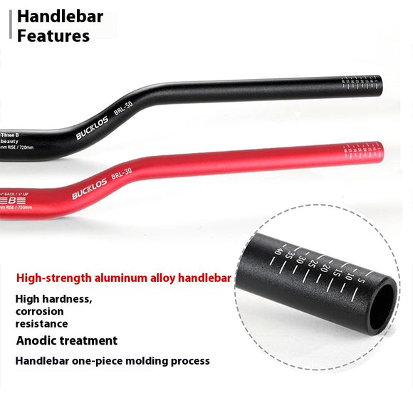 Bicicleta Plegable de Descenso con Manillar Tipo Golondrina