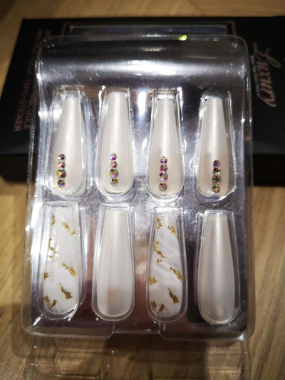 Uñas Postizas Ballet Largas con Adhesivos 30 Piezas y Aplicador Incluido - Image 6