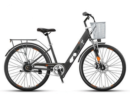 Bicicleta Eléctrica 26 Pulgadas con Batería de Iones de Litio y Largo Alcance