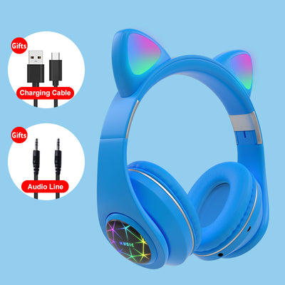 Auriculares Inalámbricos Deportivos con Diseño de Orejas de Gato - Image 23