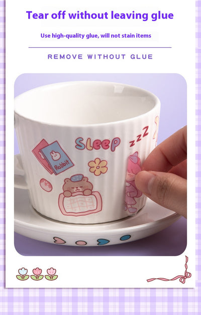 200 Stickers Impermeables para Tienda de Campaña con Diseño Cartoon - Image 23