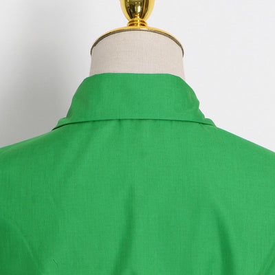 Blusa Princesa con Volantes y Solapa Simple - Image 16