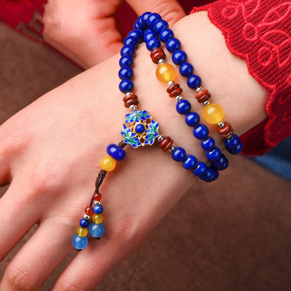 Pulsera Étnica Cloisonné Árbol Milenario con Mil Vides