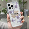 Funda Mariposa Púrpura Estilo Instagram - Protección Silicona