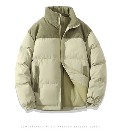 Abrigo Acolchado Unisex de Cuello Alto para Invierno - Image 29
