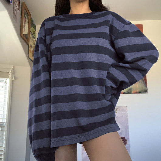 Sudadera Rayada de Manga Larga para Mujer - Image 5