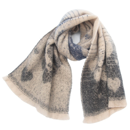 Cuello Térmico Jacquard con Diseño de Amor - Bufanda Versátil Europea - Image 9