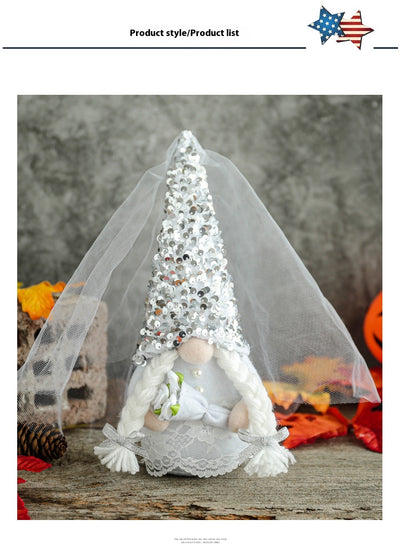 Muñeca Faceless para Boda - Decoración de Mesa y Regalo Creativo - Image 9