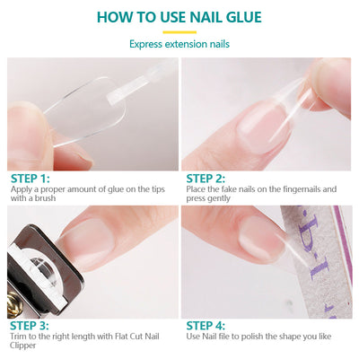 Adhesivo para Uñas Postizas con Aplicador de Precisión - Image 4