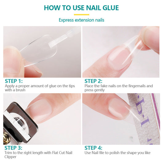 Adhesivo para Uñas Postizas con Aplicador de Precisión - Image 4